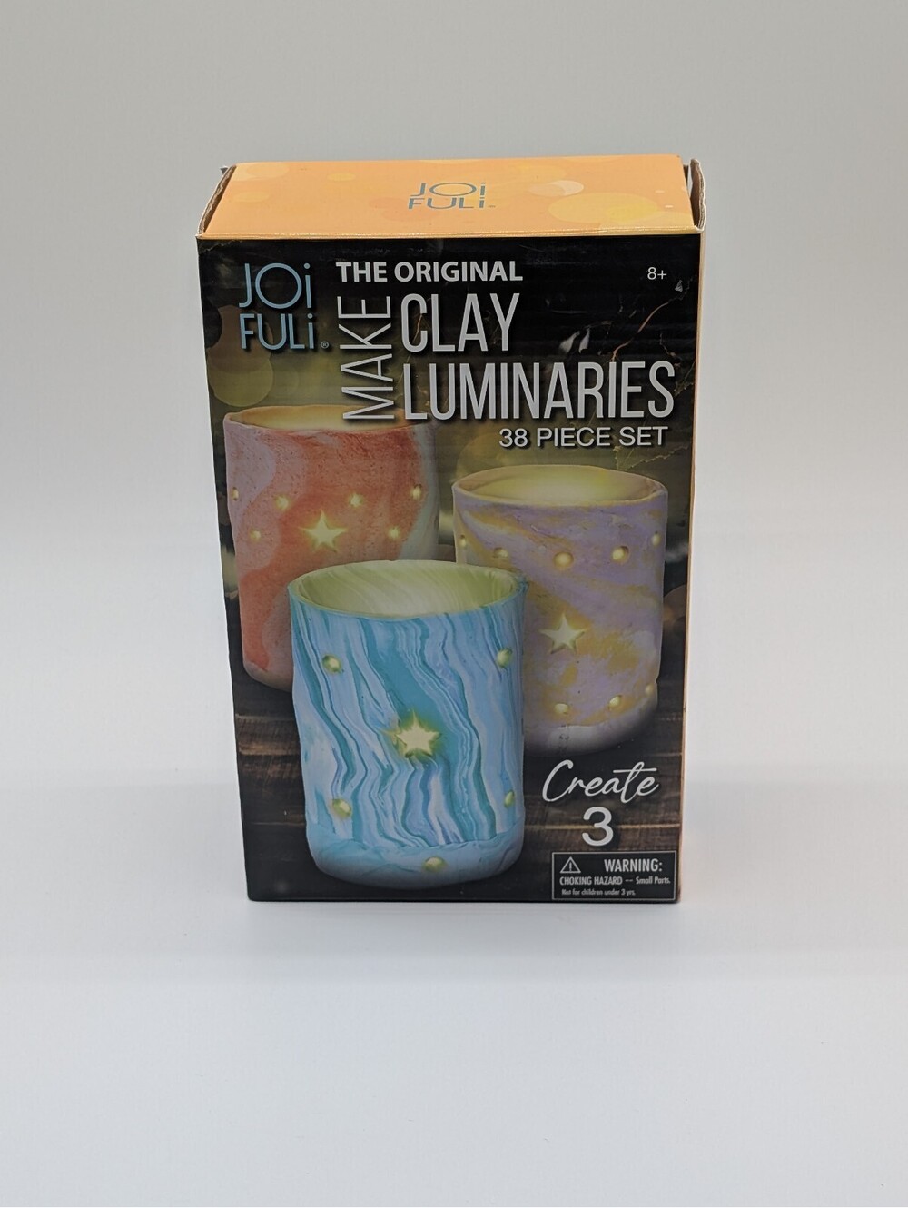 JOiFULi The Original Make Clay Luminaries 38 Piece STEM Craft Kit Create 3